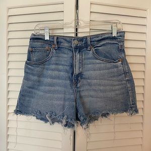 American Eagle High Rise Stretch Jean Shorts, Women’s Size 8
